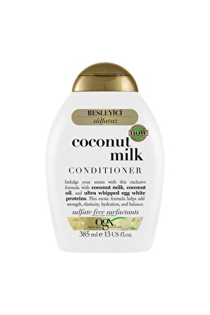 OGX Besleyici Coconut Milk Sülfatsız Bakım Kremi  385 ml